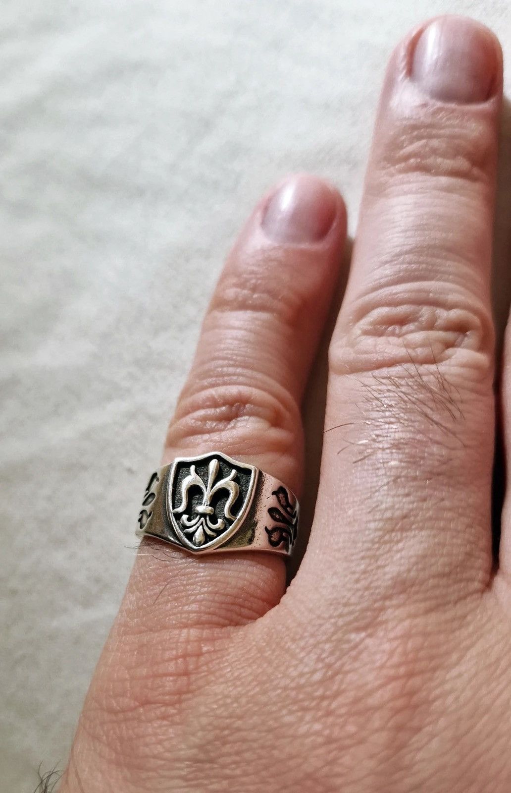 Other Old Ship Anchor Adjustable Ring Size ONE SIZE - 6 Thumbnail