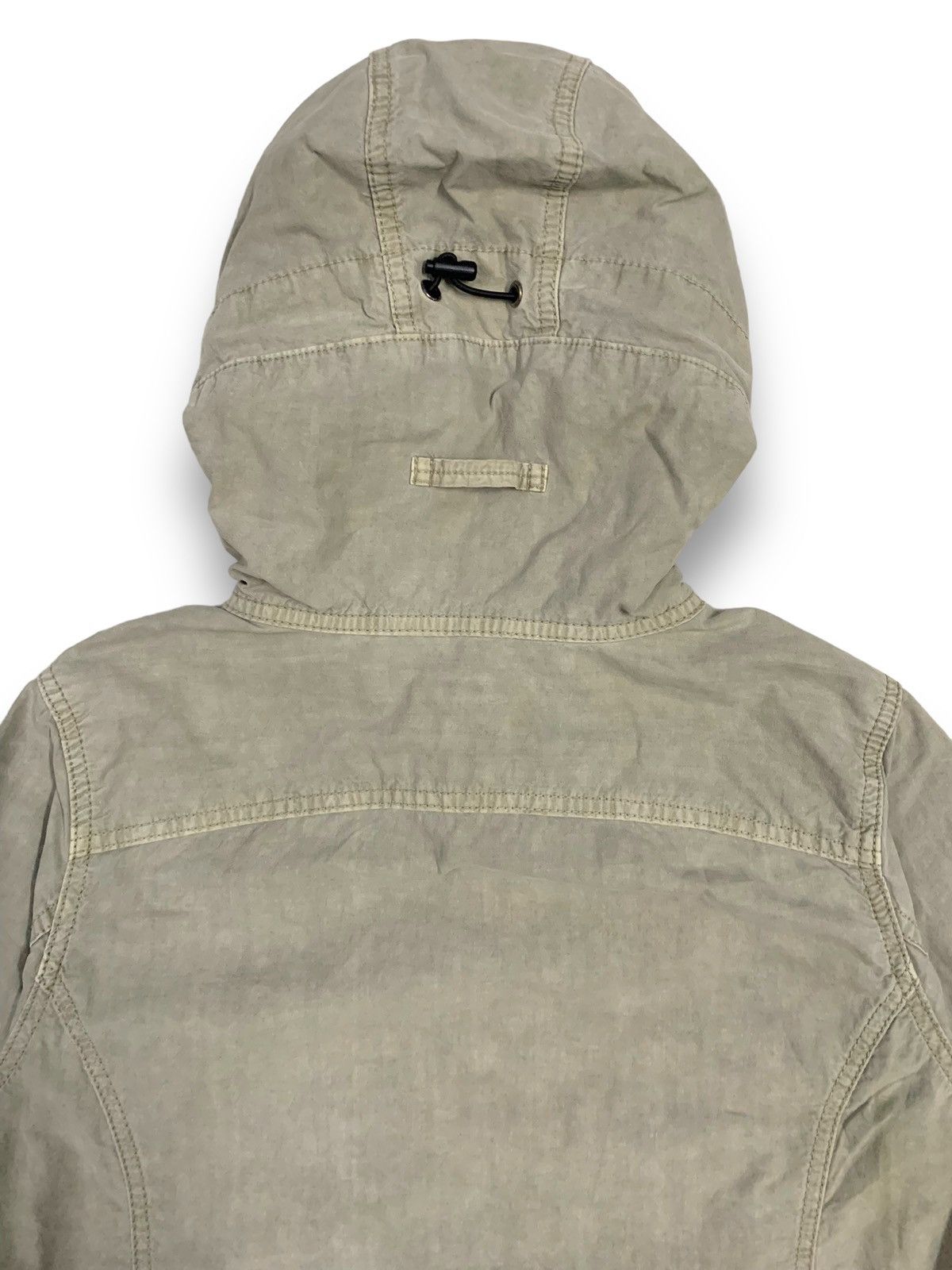 Japanese Brand Japanese Brand Sunny Cloud Cotton Thrashed Hooded Jacket Size US S / EU 44-46 / 1 - 14 Thumbnail