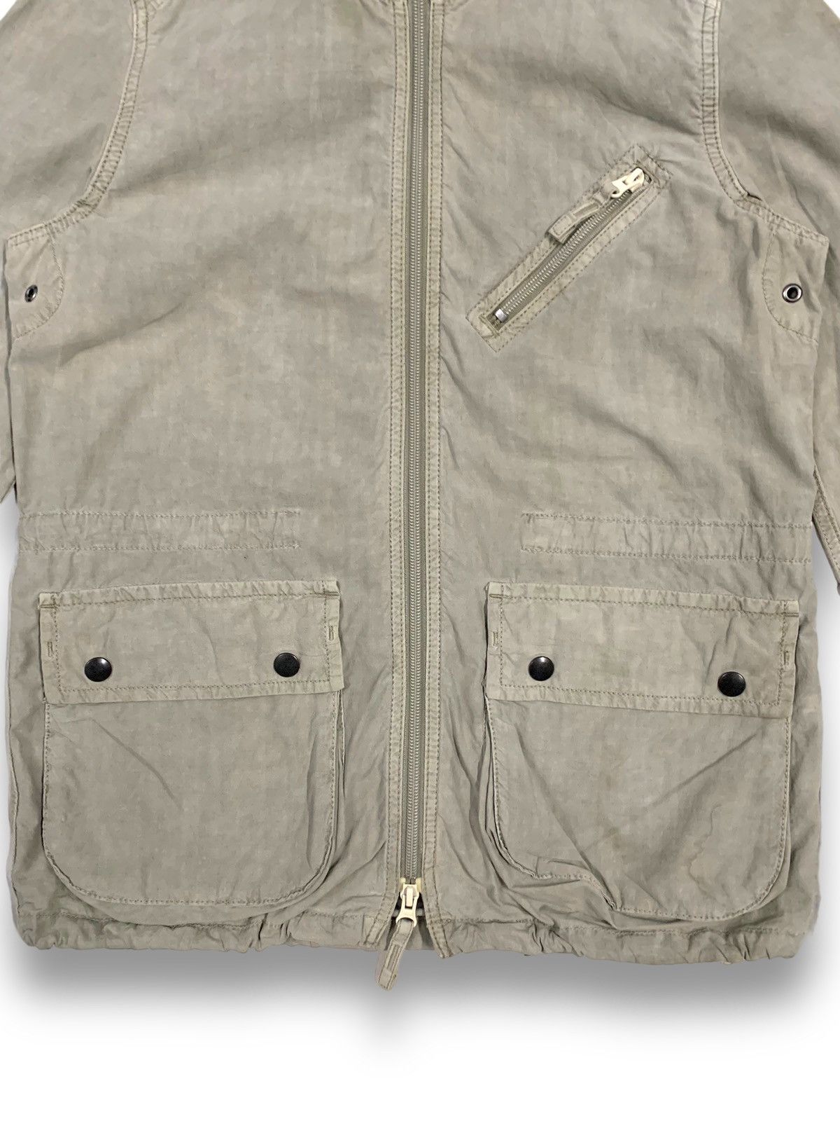Japanese Brand Japanese Brand Sunny Cloud Cotton Thrashed Hooded Jacket Size US S / EU 44-46 / 1 - 10 Thumbnail