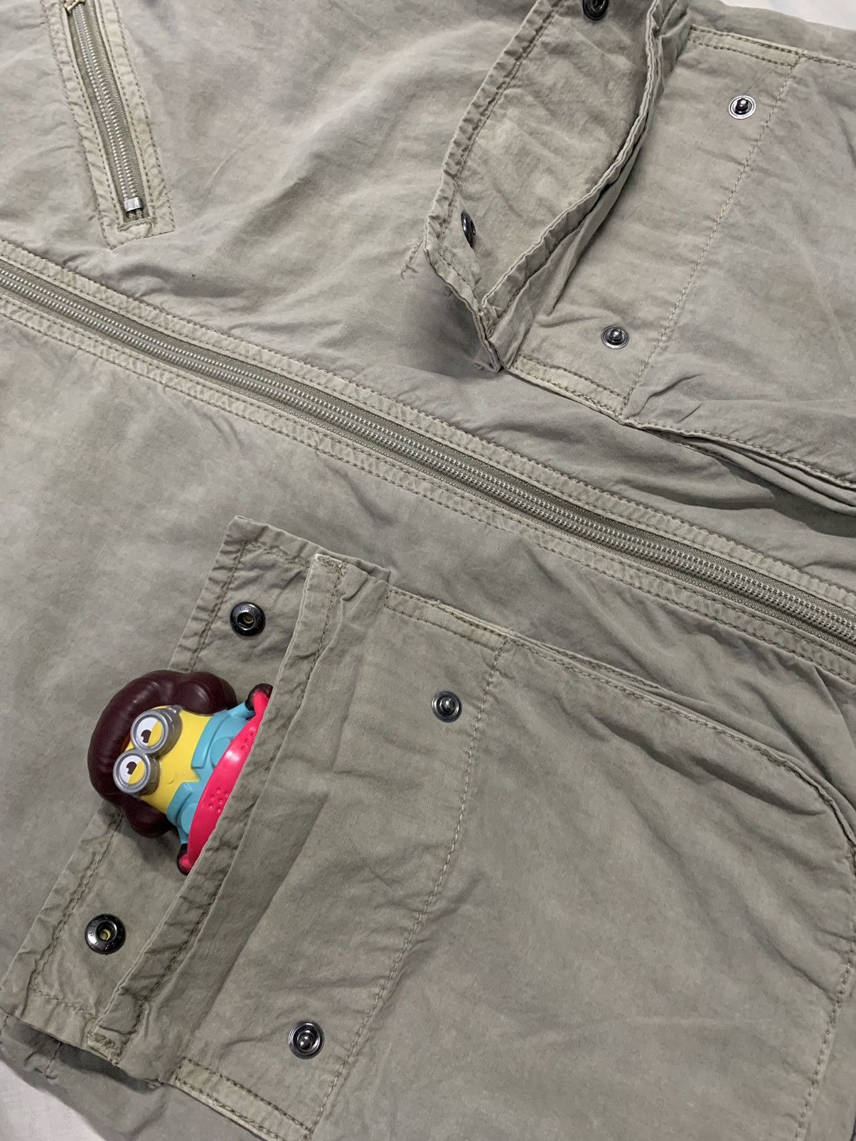Japanese Brand Japanese Brand Sunny Cloud Cotton Thrashed Hooded Jacket Size US S / EU 44-46 / 1 - 9 Thumbnail
