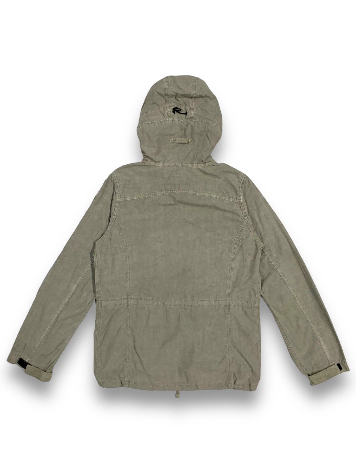 Japanese Brand Japanese Brand Sunny Cloud Cotton Thrashed Hooded Jacket Size US S / EU 44-46 / 1 - 2 Thumbnail