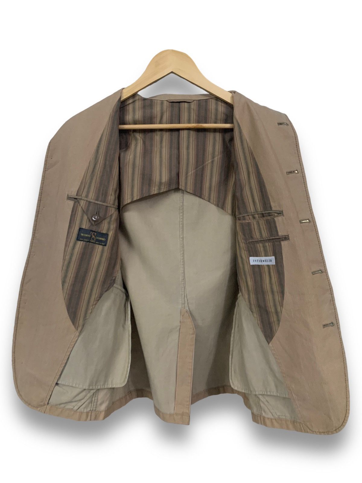 Other Vintage Tessuti Sondrio Corduroy Style Sport Blazer Jacket Size US M / EU 48-50 / 2 - 3 Thumbnail