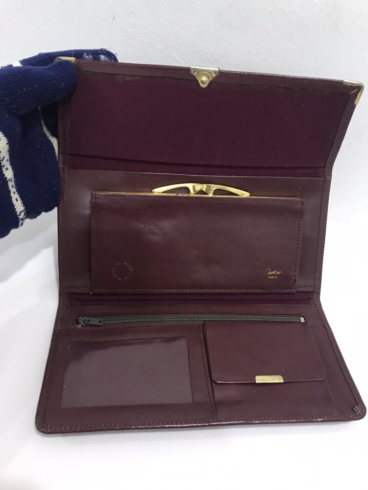 Cartier ❌Final Drop❌ Authentic Cartier Long Wallet Leather Size ONE SIZE - 6 Thumbnail