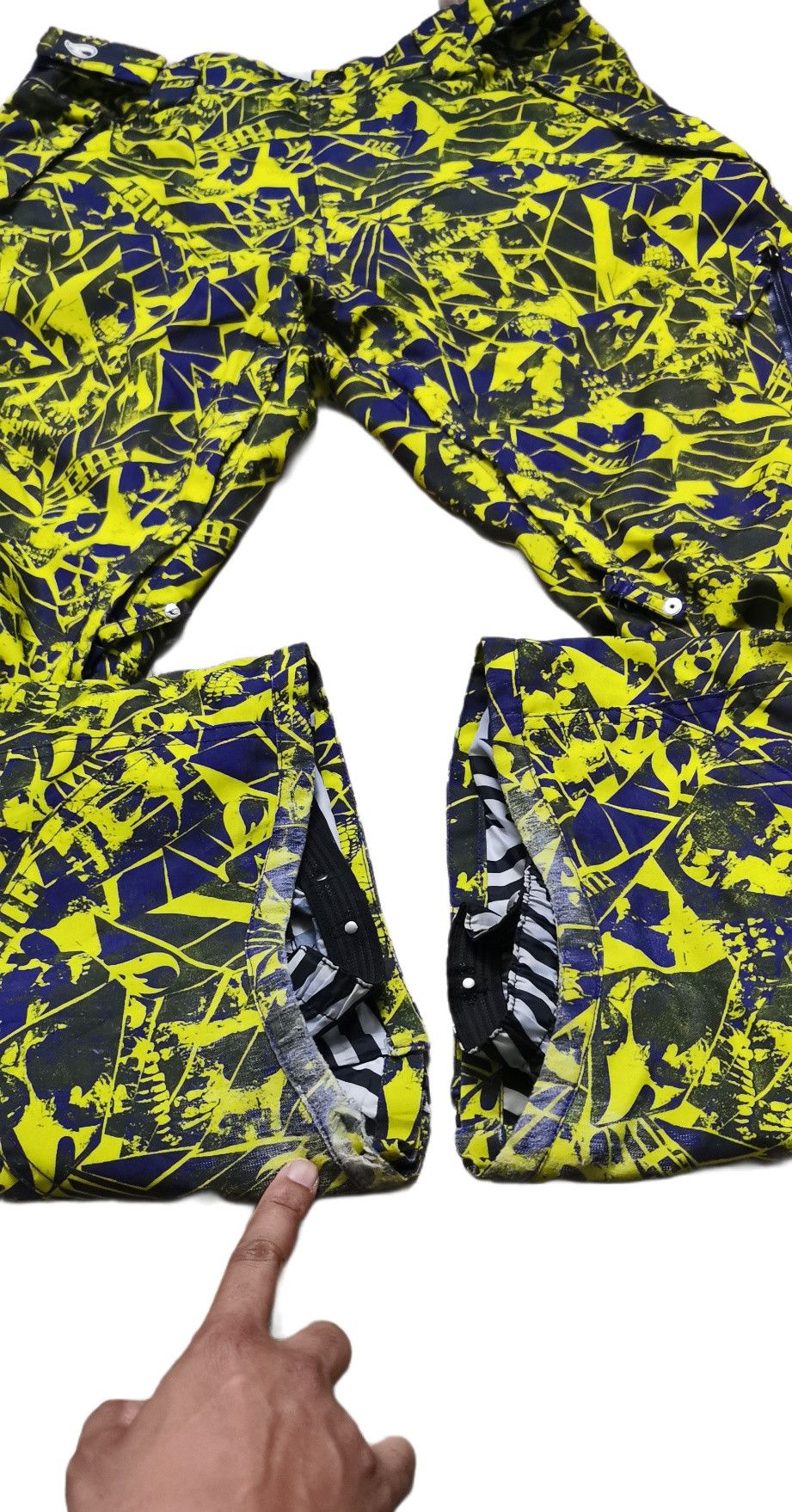 Japanese Brand Fuel Skull Fullprint Ski Pants Size US 34 / EU 50 - 10 Thumbnail
