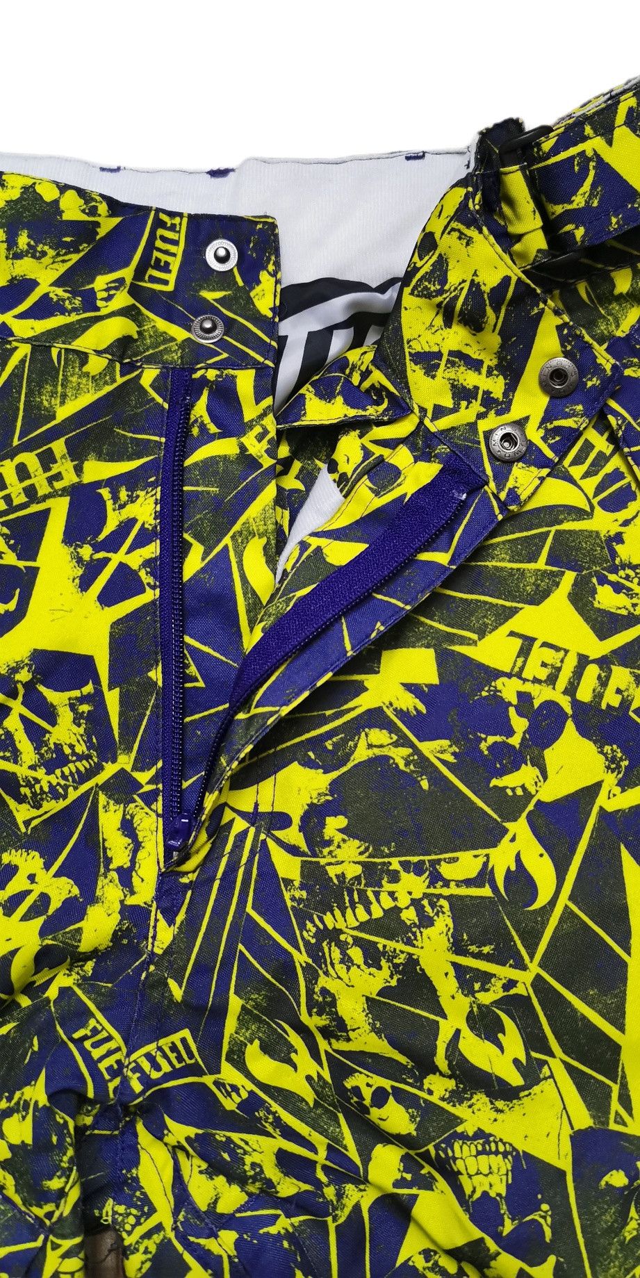 Japanese Brand Fuel Skull Fullprint Ski Pants Size US 34 / EU 50 - 8 Thumbnail