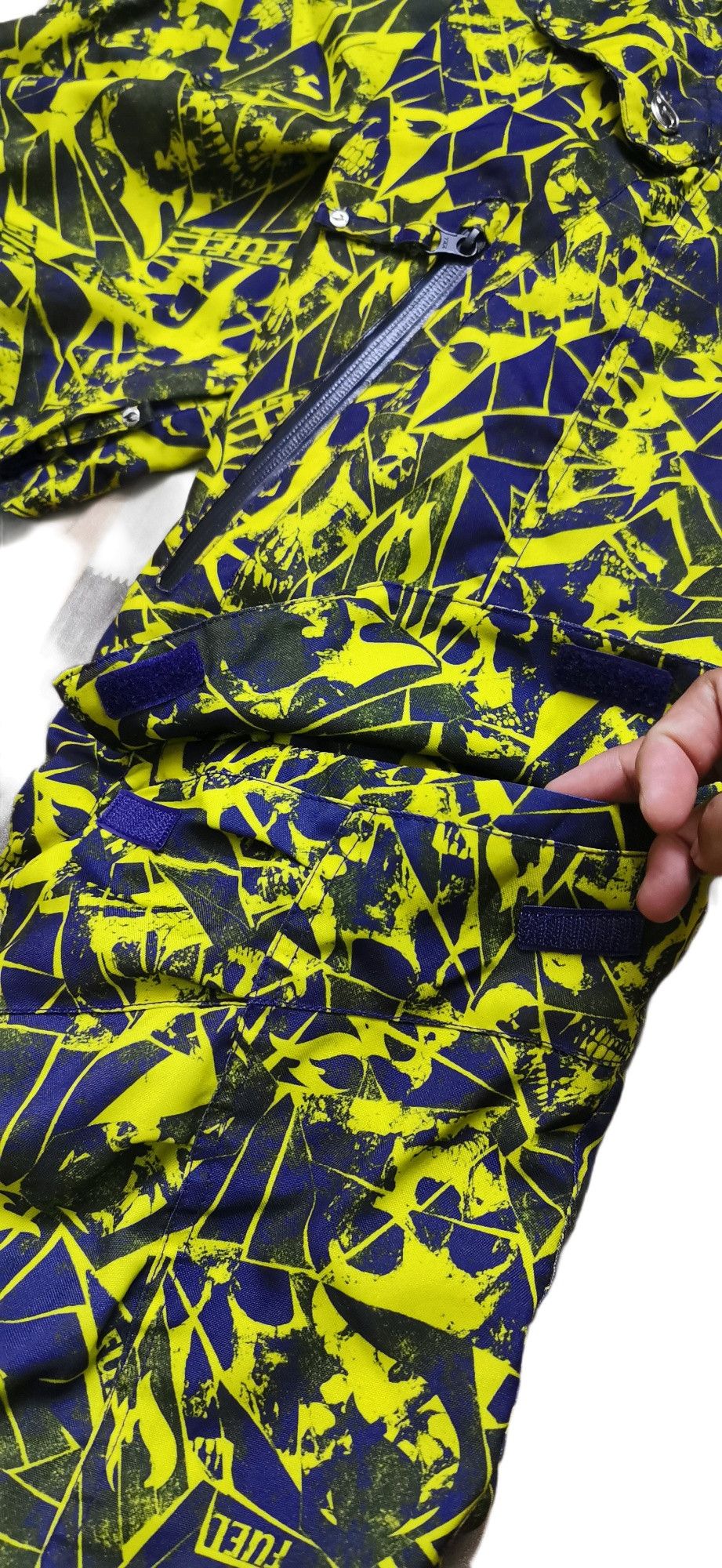 Japanese Brand Fuel Skull Fullprint Ski Pants Size US 34 / EU 50 - 6 Thumbnail