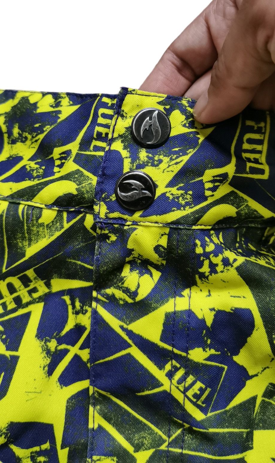 Japanese Brand Fuel Skull Fullprint Ski Pants Size US 34 / EU 50 - 9 Thumbnail