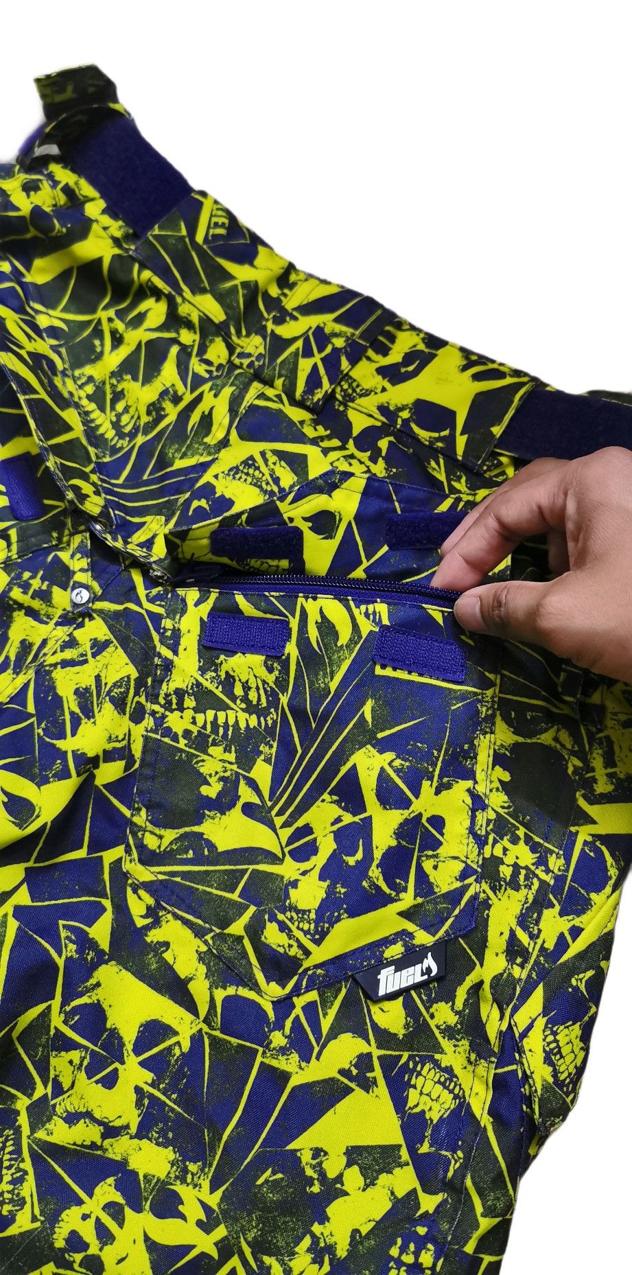 Japanese Brand Fuel Skull Fullprint Ski Pants Size US 34 / EU 50 - 7 Thumbnail