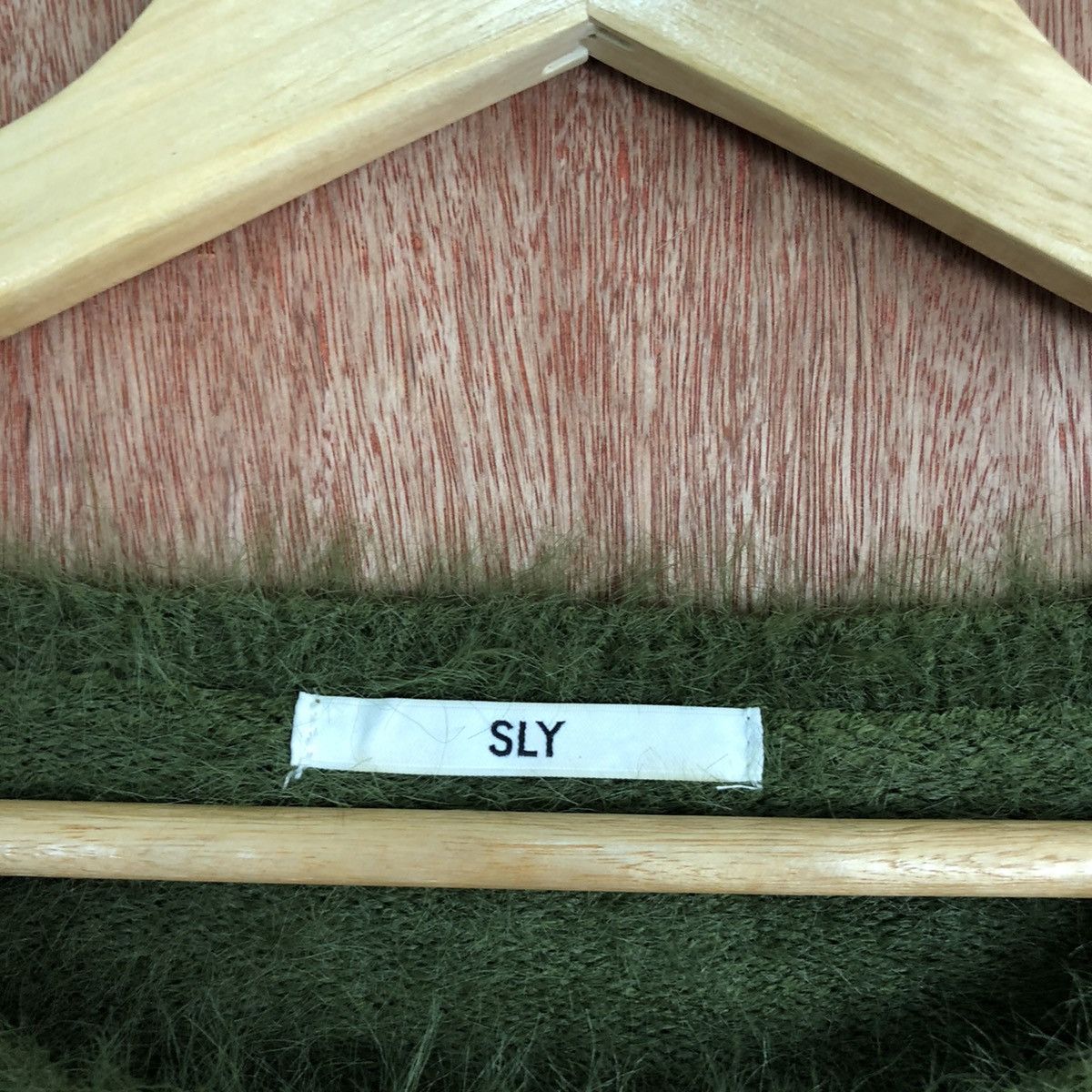 Hypebeast SLY Green Shag Shaggy Fur Mohair Knitwear #6645 Size S / US 4 / IT 40 - 7 Thumbnail