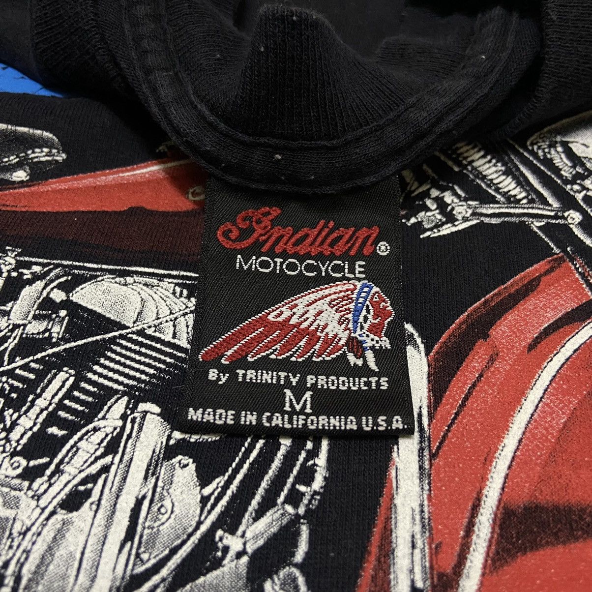 Indian Motorcycle Vintage 90s Indian Motorcycle TShirt american native Size US M / EU 48-50 / 2 - 5 Thumbnail
