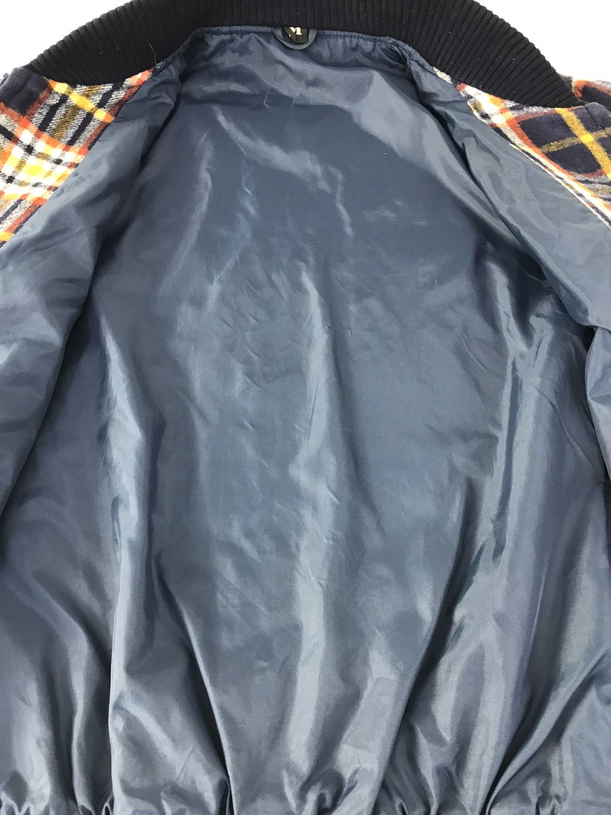 Japanese Brand × Vintage Vintage Japanesebrand Bomber Jacket Plaid Zipper Design Size US M / EU 48-50 / 2 - 5 Thumbnail