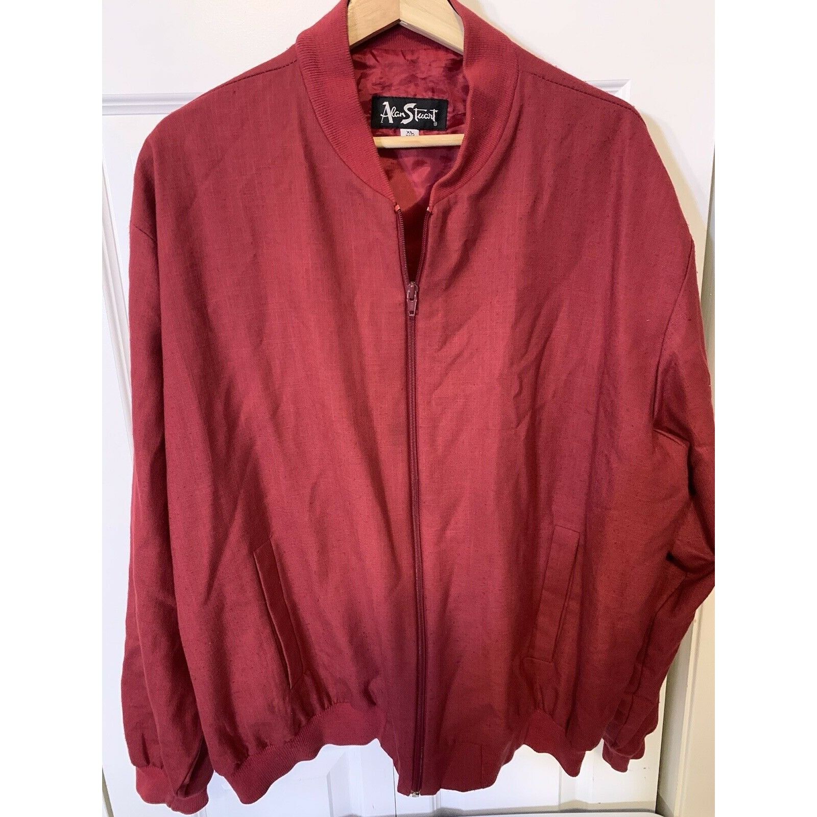 Other VTG ALAN STUART Men’s Sz XL Full Zip Jacket Red Made In USA Size US XL / EU 56 / 4 - 1 Thumbnail
