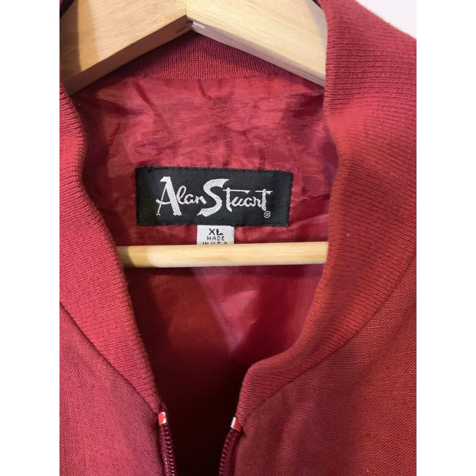 Other VTG ALAN STUART Men’s Sz XL Full Zip Jacket Red Made In USA Size US XL / EU 56 / 4 - 2 Thumbnail