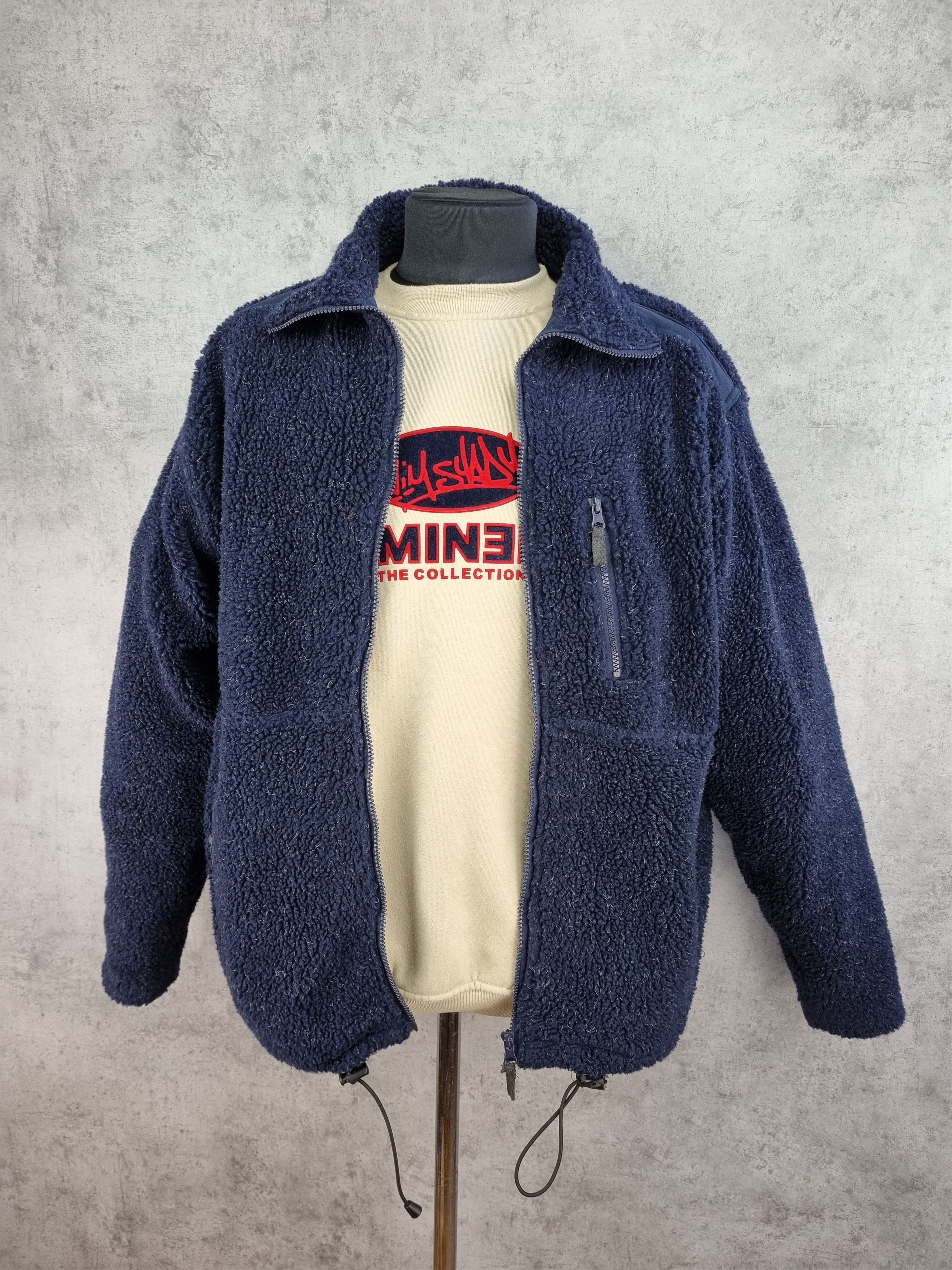 Vintage Rare 90s DEEP PILE Fleece Jacket PATAGONIA Retro X Style Size US M / EU 48-50 / 2 - 2 Thumbnail