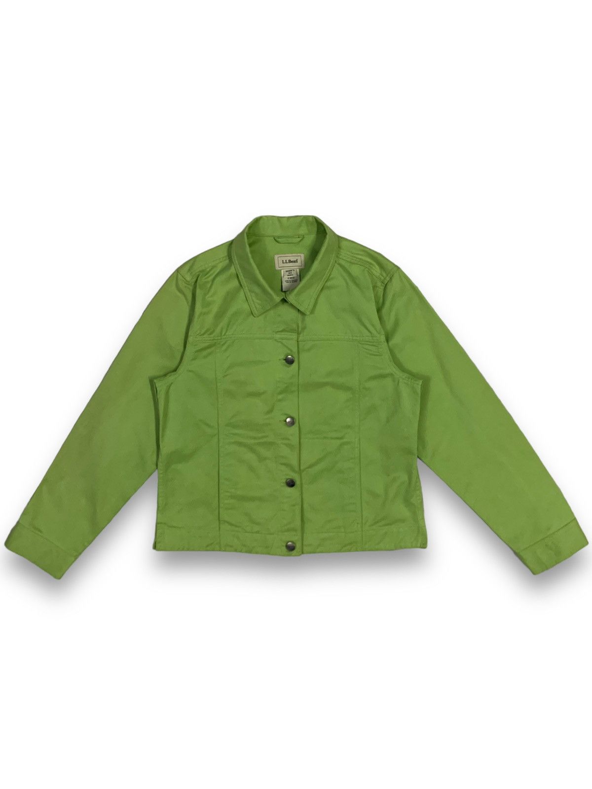 L.L. Bean Vintage L.L. Bean Cotton Denim Jacket (Women Size) Size US S / EU 44-46 / 1 - 1 Thumbnail