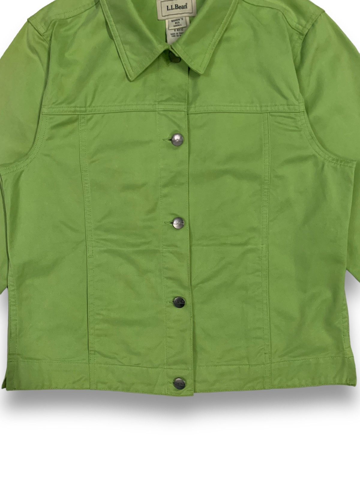 L.L. Bean Vintage L.L. Bean Cotton Denim Jacket (Women Size) Size US S / EU 44-46 / 1 - 8 Thumbnail