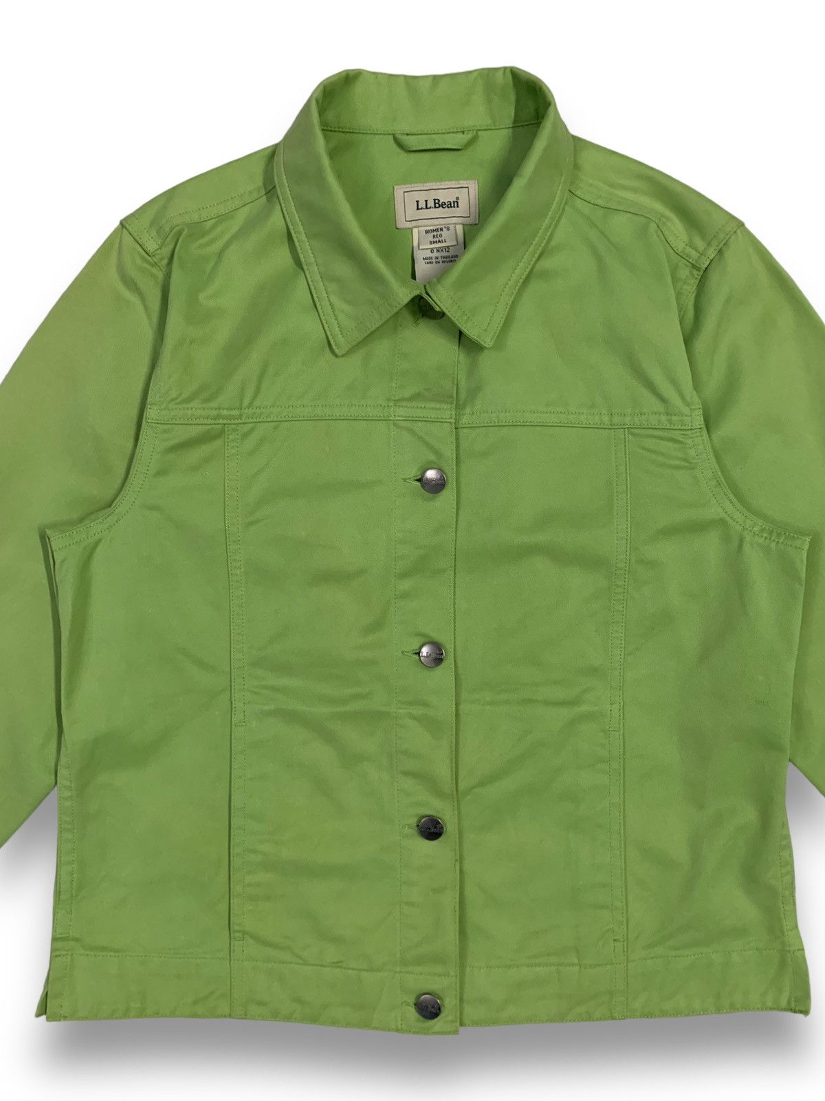 L.L. Bean Vintage L.L. Bean Cotton Denim Jacket (Women Size) Size US S / EU 44-46 / 1 - 4 Thumbnail