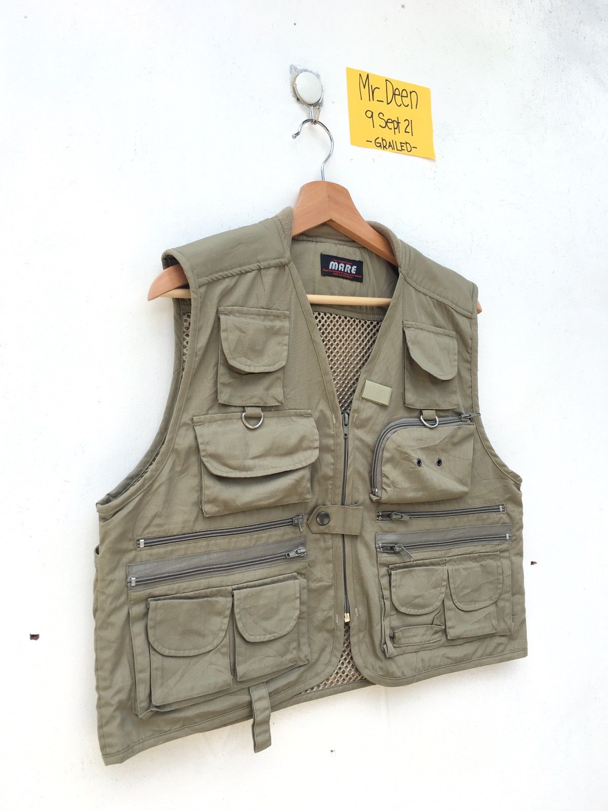 Japanese Brand Rare Vintage Mares Fishing Vest Size US L / EU 52-54 / 3 - 2 Thumbnail