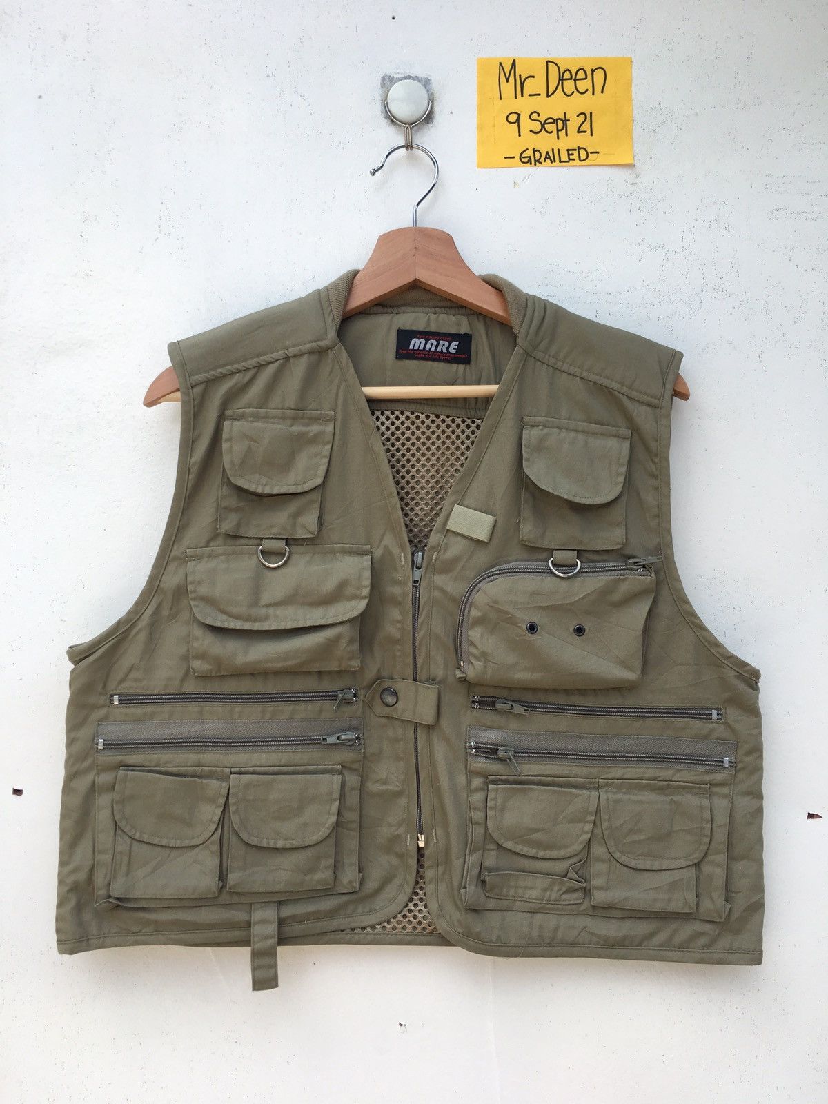 Japanese Brand Rare Vintage Mares Fishing Vest Size US L / EU 52-54 / 3 - 1 Thumbnail