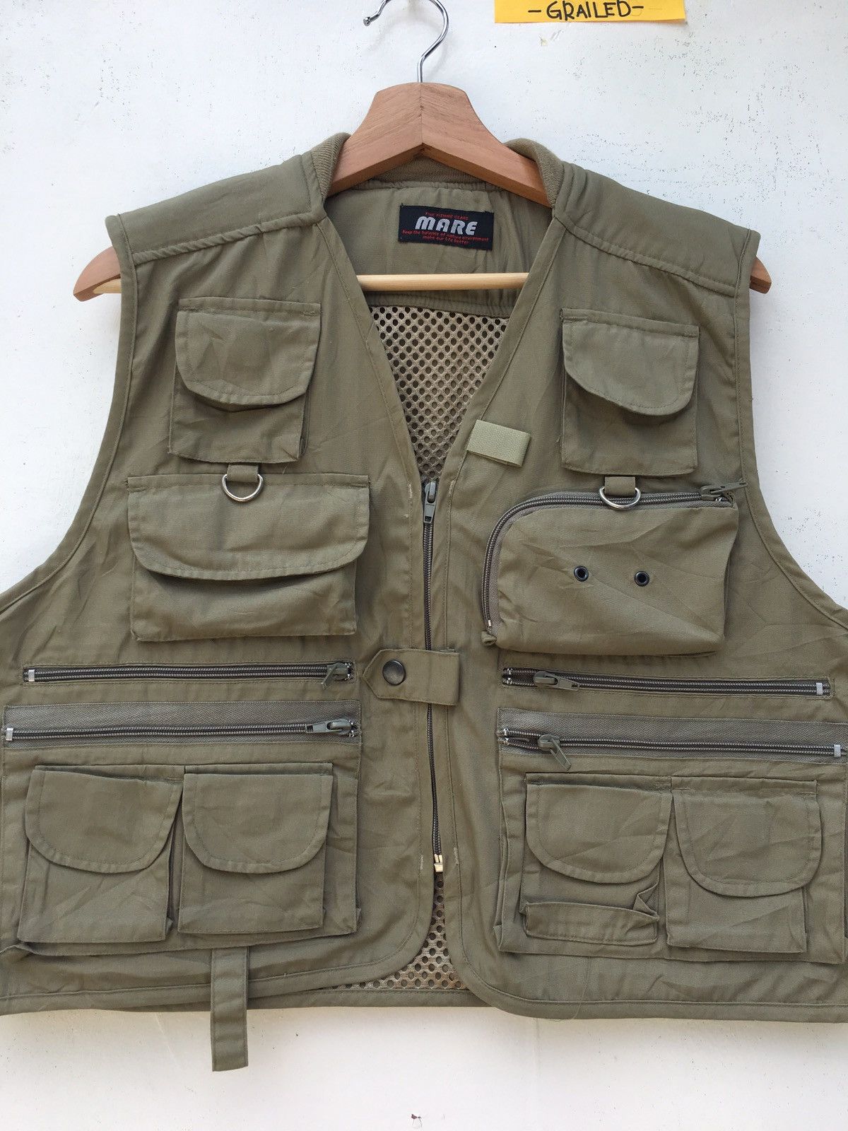 Japanese Brand Rare Vintage Mares Fishing Vest Size US L / EU 52-54 / 3 - 4 Thumbnail