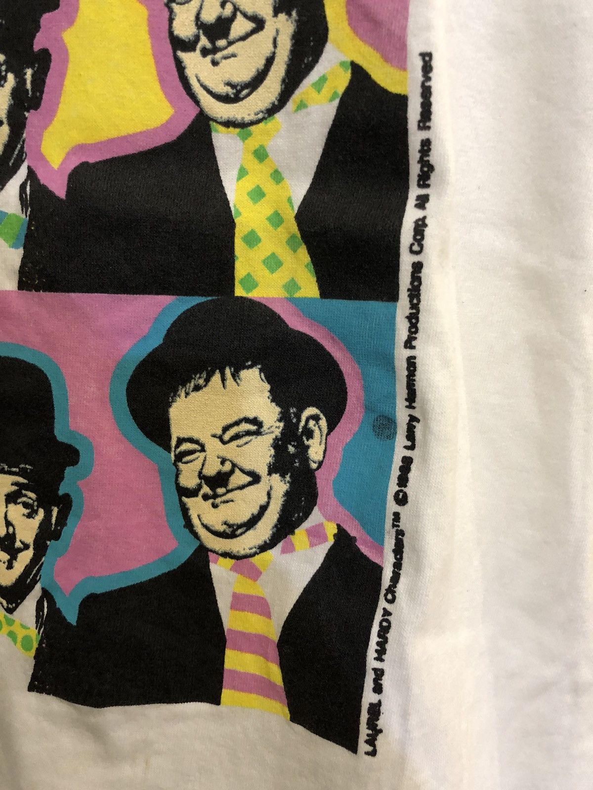 Vintage Vintage 90s Charlie Chaplin Laurel & Hardy tees Size US XL / EU 56 / 4 - 5 Thumbnail