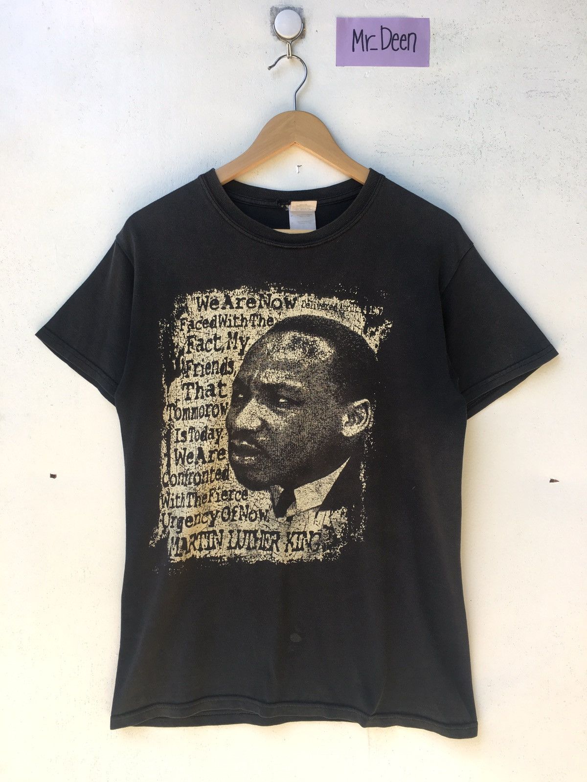Gildan Vintage Martin Luther King Rap Tshirt Size US S / EU 44-46 / 1 - 1 Thumbnail