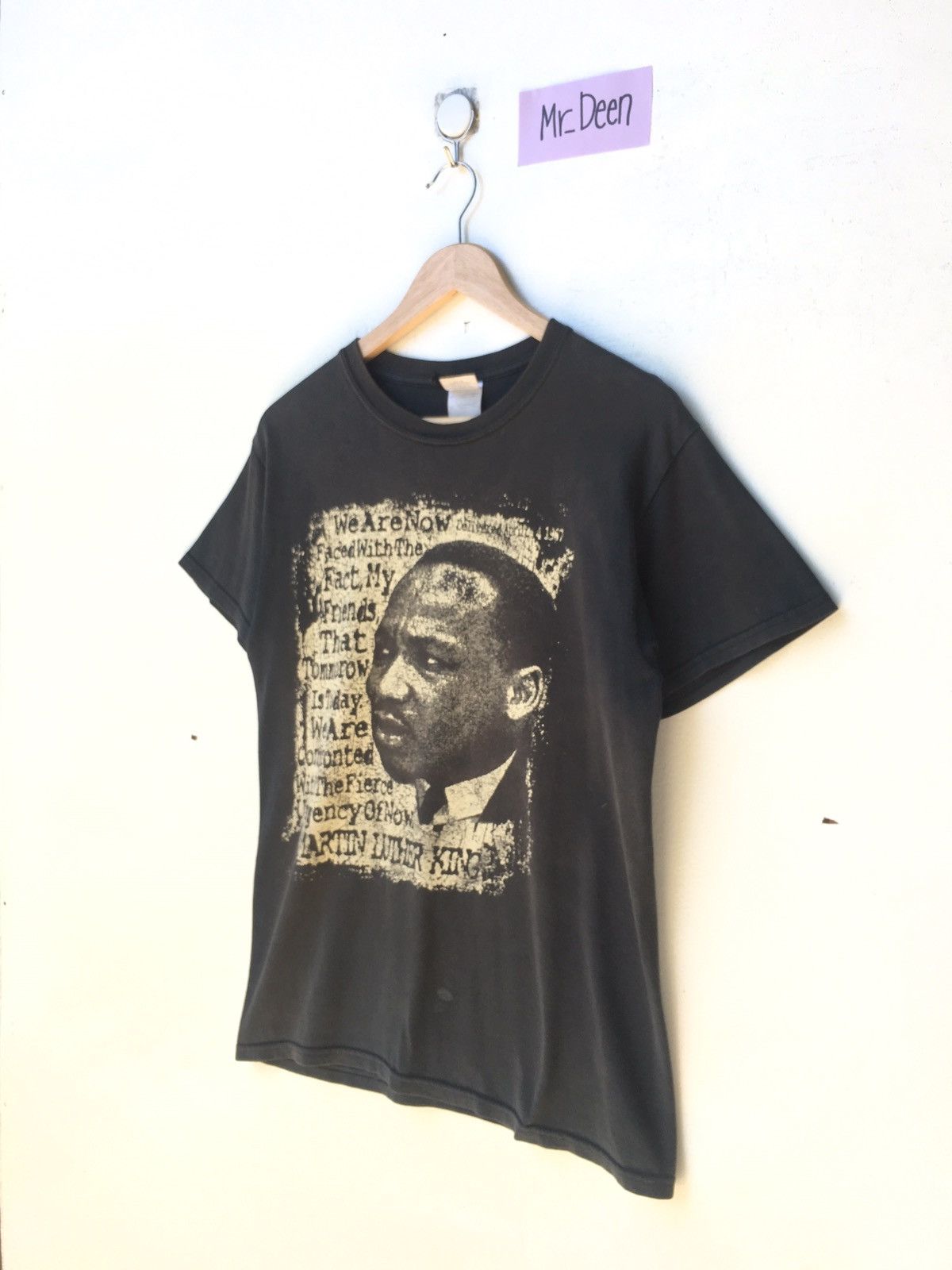 Gildan Vintage Martin Luther King Rap Tshirt Size US S / EU 44-46 / 1 - 2 Thumbnail