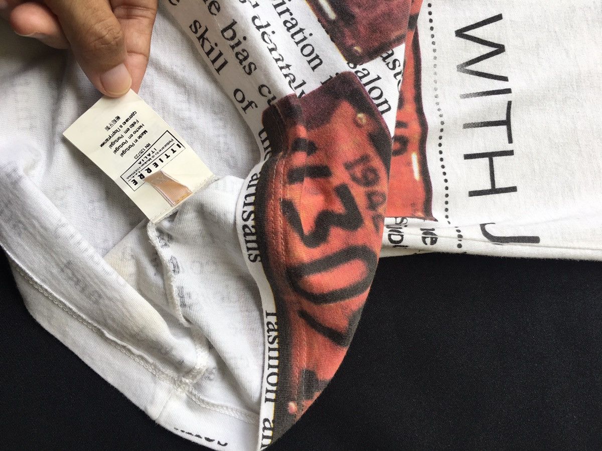 John Galliano Rare Vintage John Galliano Newspaper Tshirt Size US S / EU 44-46 / 1 - 11 Thumbnail