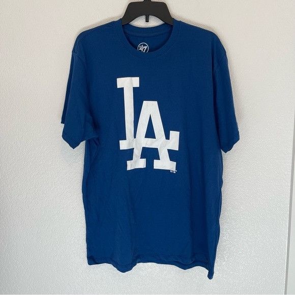 Los Angeles Dodgers T-Shirt By 47' Brand Color: Blue Men's Size: Large (L)  NWT