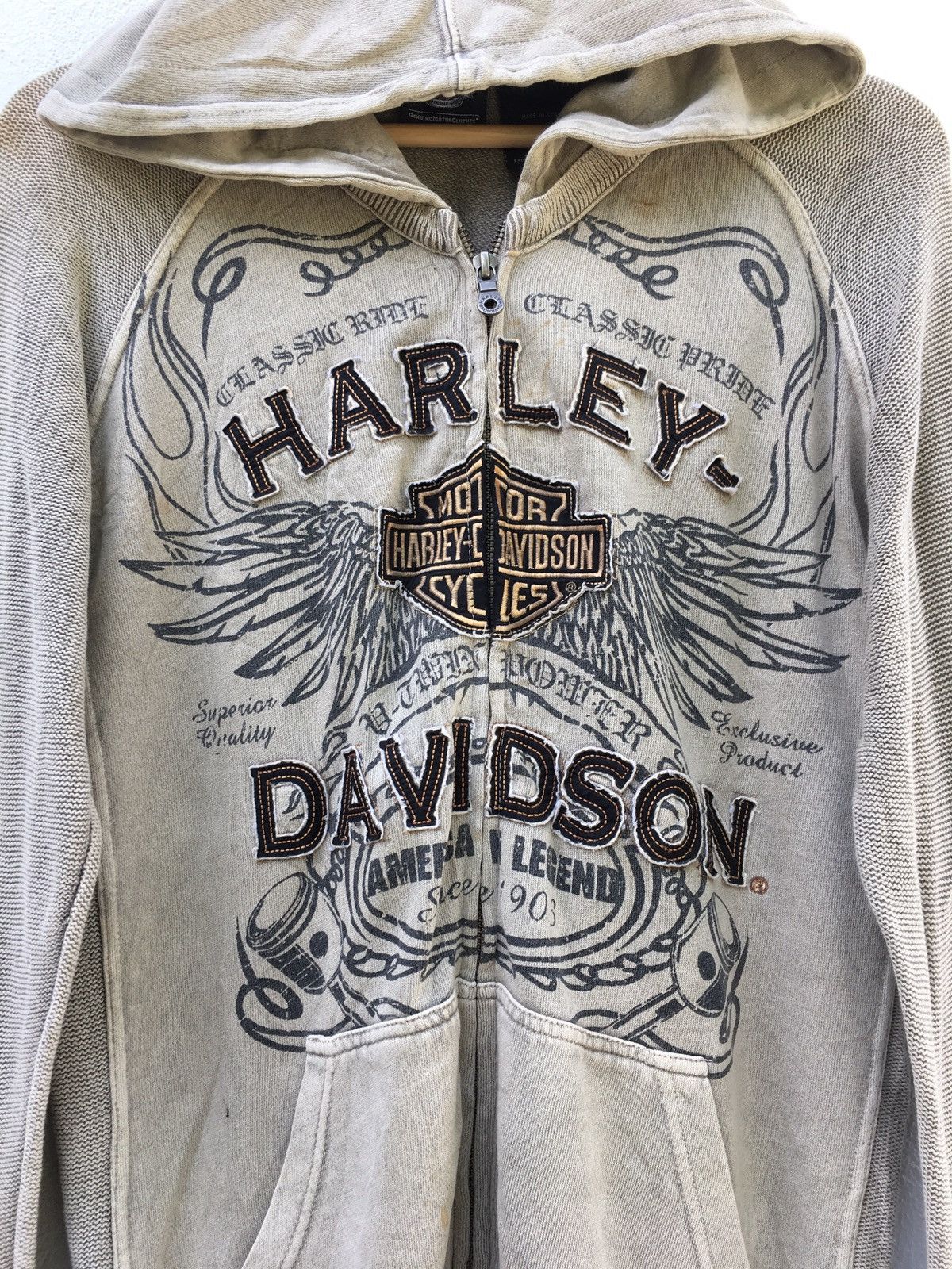 Harley Davidson Vintage 90’s Harley Davidson Hoodie Size US S / EU 44-46 / 1 - 4 Thumbnail