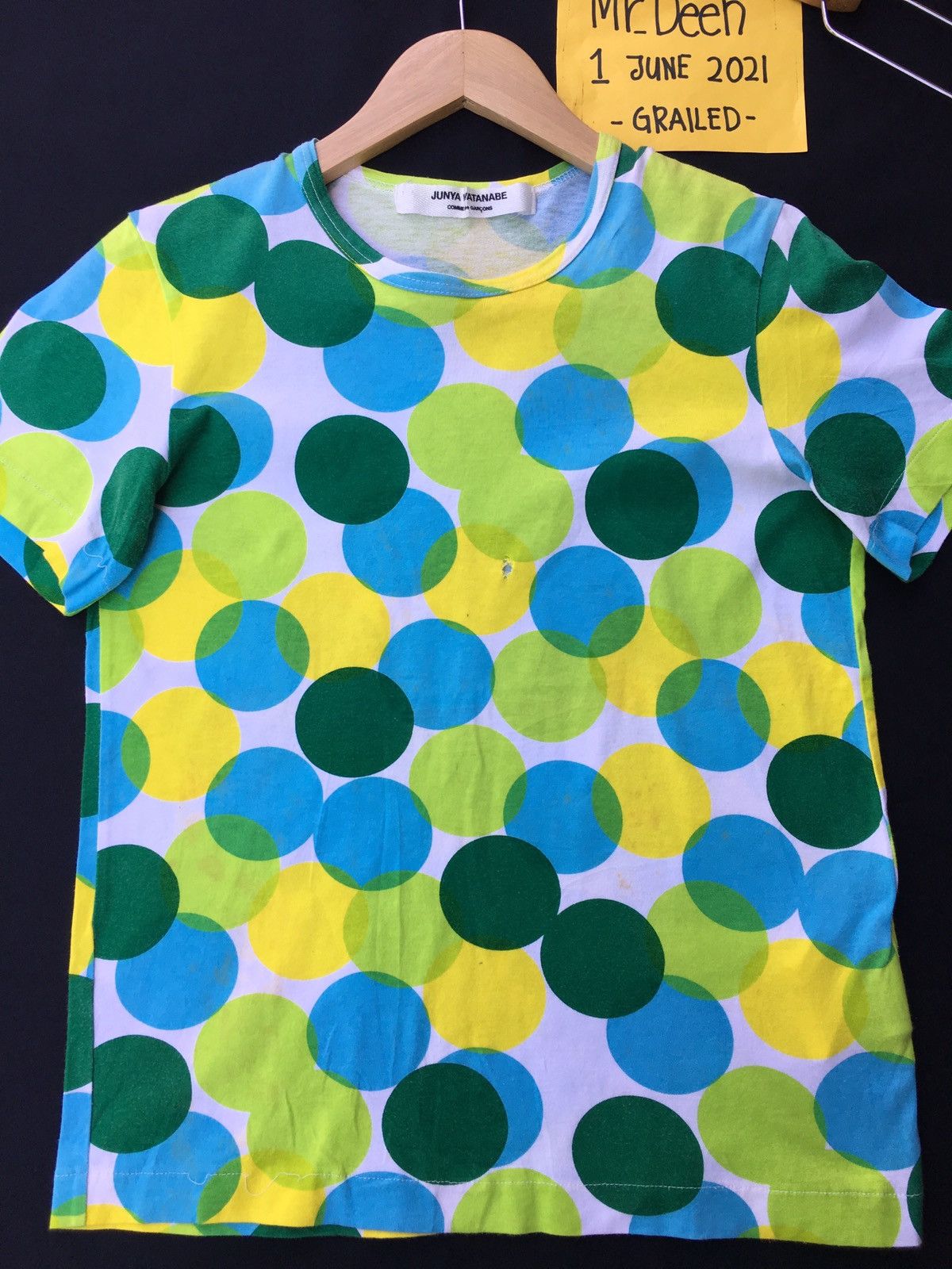 Comme des Garcons Vtg CDG Comme Des Garcons x Junya Watanabe Polka Dot Tee Size US XS / EU 42 / 0 - 1 Thumbnail