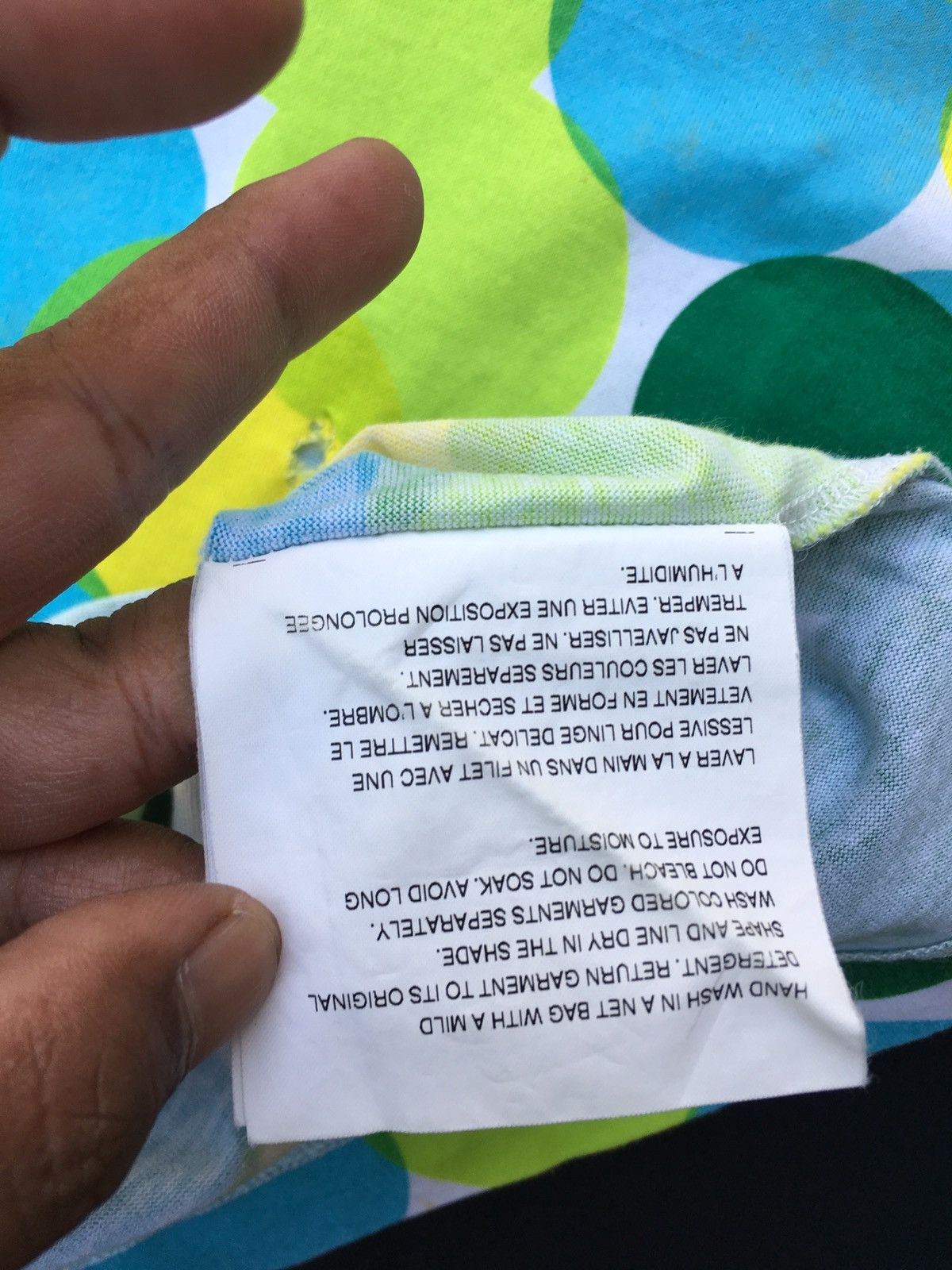 Comme des Garcons Vtg CDG Comme Des Garcons x Junya Watanabe Polka Dot Tee Size US XS / EU 42 / 0 - 12 Thumbnail