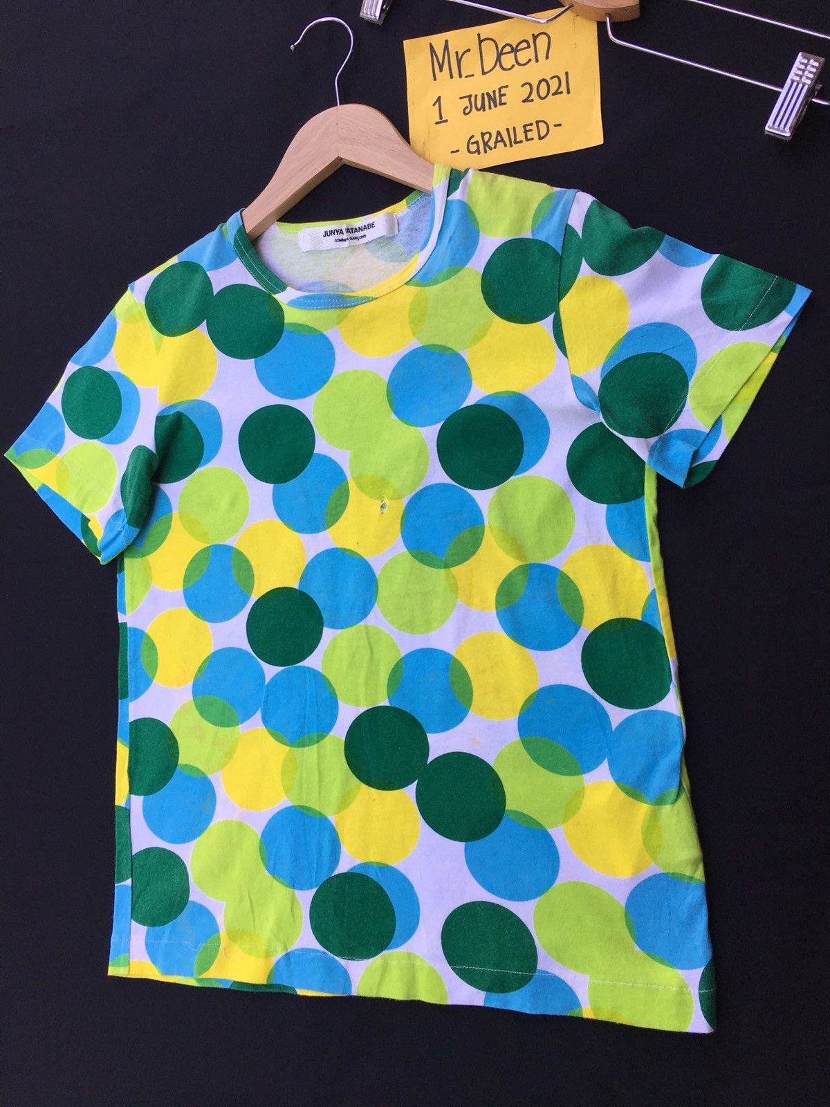 Comme des Garcons Vtg CDG Comme Des Garcons x Junya Watanabe Polka Dot Tee Size US XS / EU 42 / 0 - 3 Thumbnail