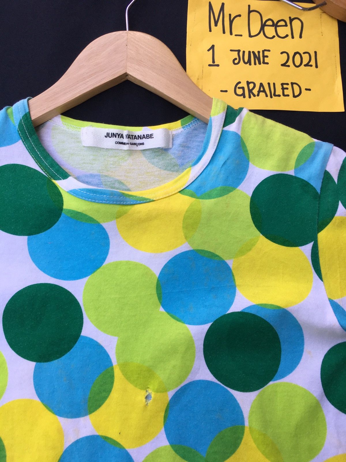 Comme des Garcons Vtg CDG Comme Des Garcons x Junya Watanabe Polka Dot Tee Size US XS / EU 42 / 0 - 4 Thumbnail