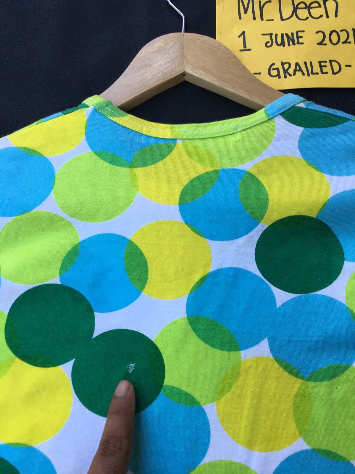 Comme des Garcons Vtg CDG Comme Des Garcons x Junya Watanabe Polka Dot Tee Size US XS / EU 42 / 0 - 17 Thumbnail