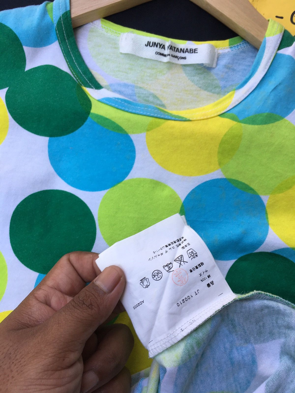 Comme des Garcons Vtg CDG Comme Des Garcons x Junya Watanabe Polka Dot Tee Size US XS / EU 42 / 0 - 9 Thumbnail