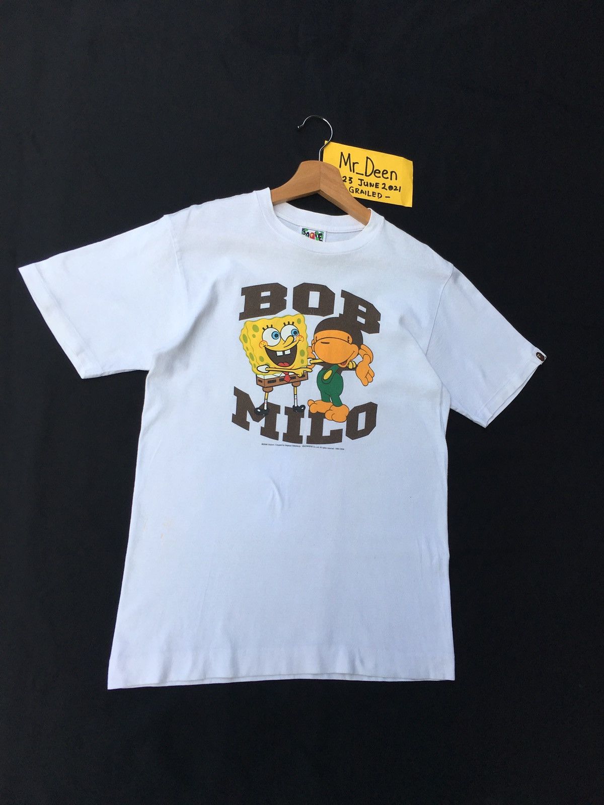 Bape × Nickelodeon Rare Collabs BAPE Baby Milo x Spongebob SquarePants Tee Size US S / EU 44-46 / 1 - 3 Thumbnail