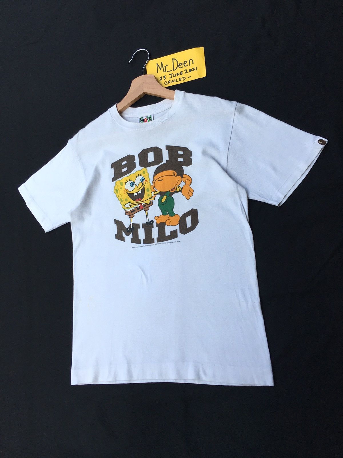 Bape × Nickelodeon Rare Collabs BAPE Baby Milo x Spongebob SquarePants Tee Size US S / EU 44-46 / 1 - 4 Thumbnail