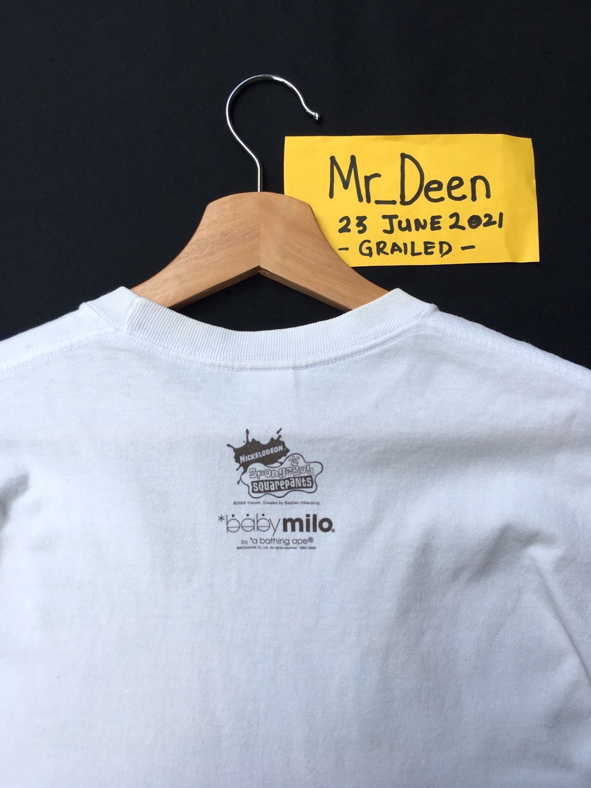 Bape × Nickelodeon Rare Collabs BAPE Baby Milo x Spongebob SquarePants Tee Size US S / EU 44-46 / 1 - 21 Thumbnail