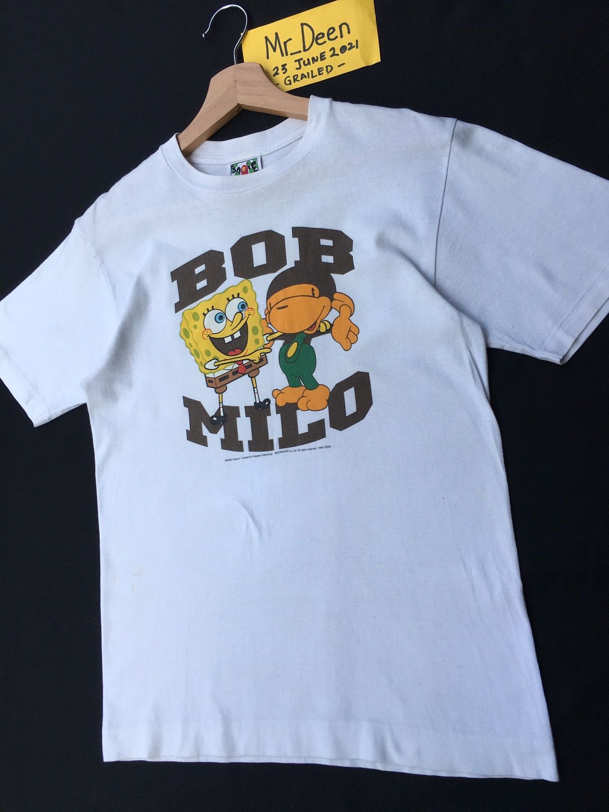 Bape × Nickelodeon Rare Collabs BAPE Baby Milo x Spongebob SquarePants Tee Size US S / EU 44-46 / 1 - 7 Thumbnail