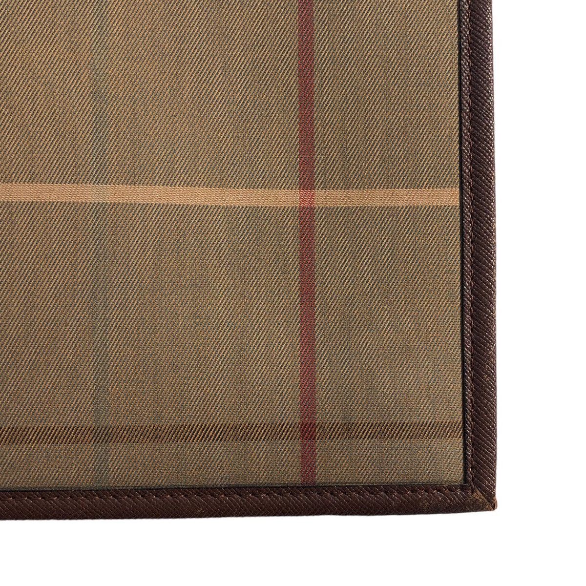 Burberry Vintage Burberrys Check Canvas and Leather Shoulder Bag Size ONE SIZE - 4 Thumbnail