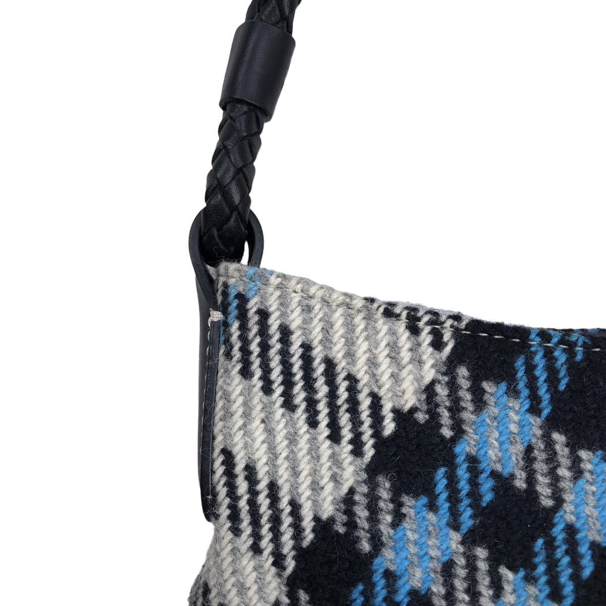 Burberry Burberry Plaid Wool Women Underarm Handbag Size ONE SIZE - 9 Thumbnail