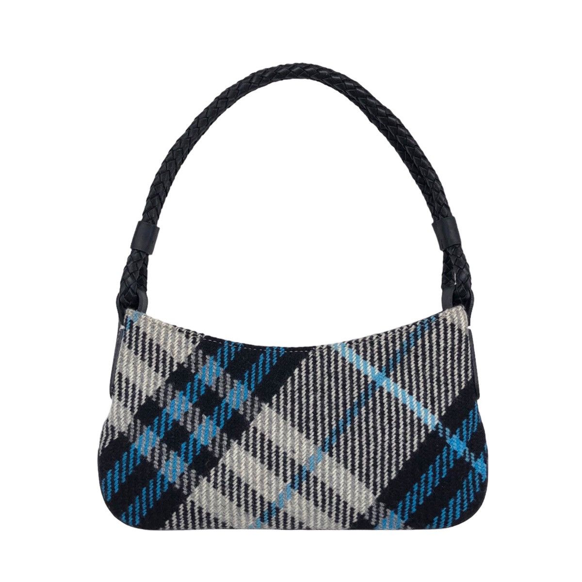 Burberry Burberry Plaid Wool Women Underarm Handbag Size ONE SIZE - 8 Thumbnail