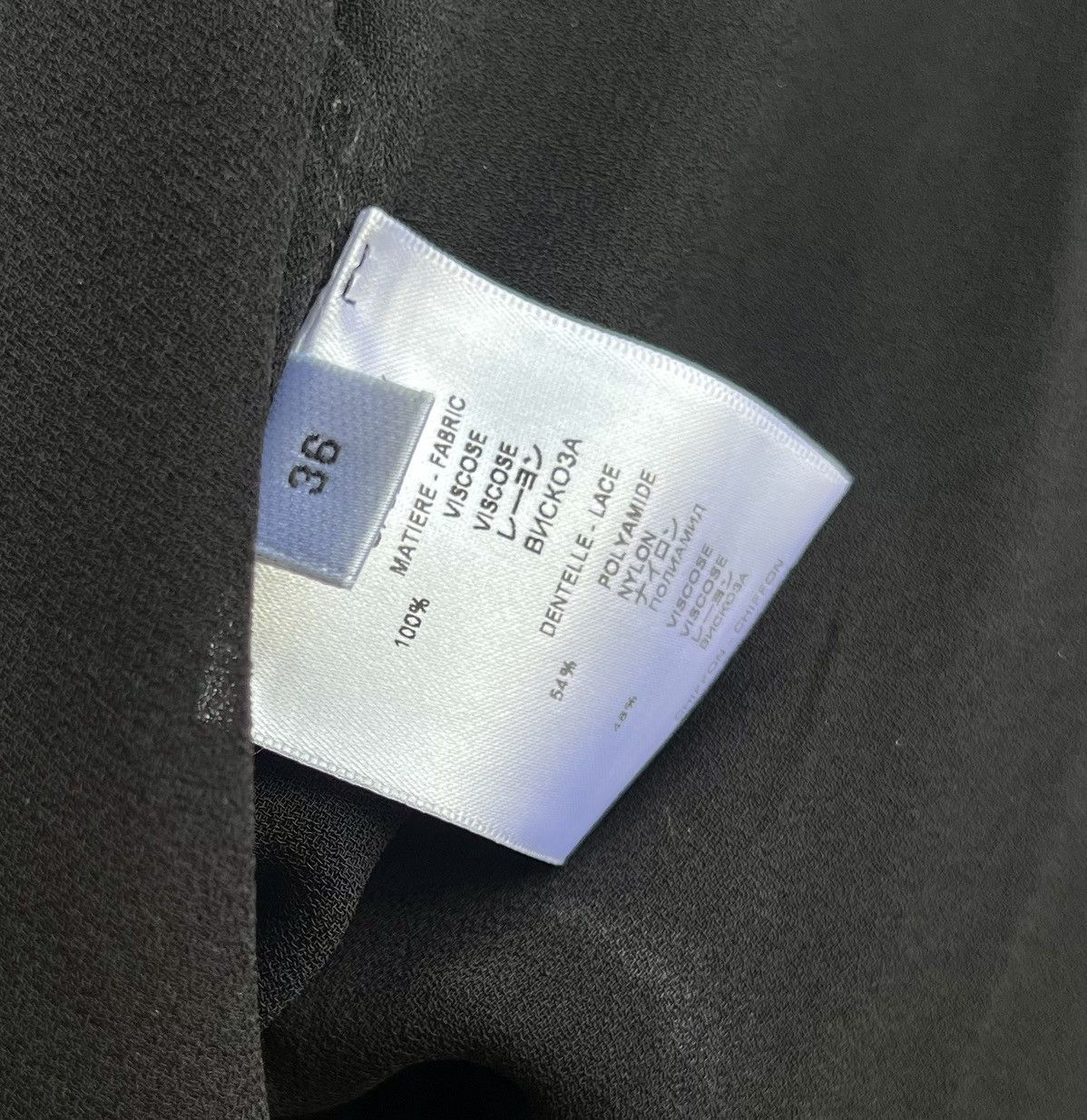 Givenchy Elegance & luxurious black viscose blouse by GIVENCHY Size XS / US 0-2 / IT 36-38 - 10 Thumbnail