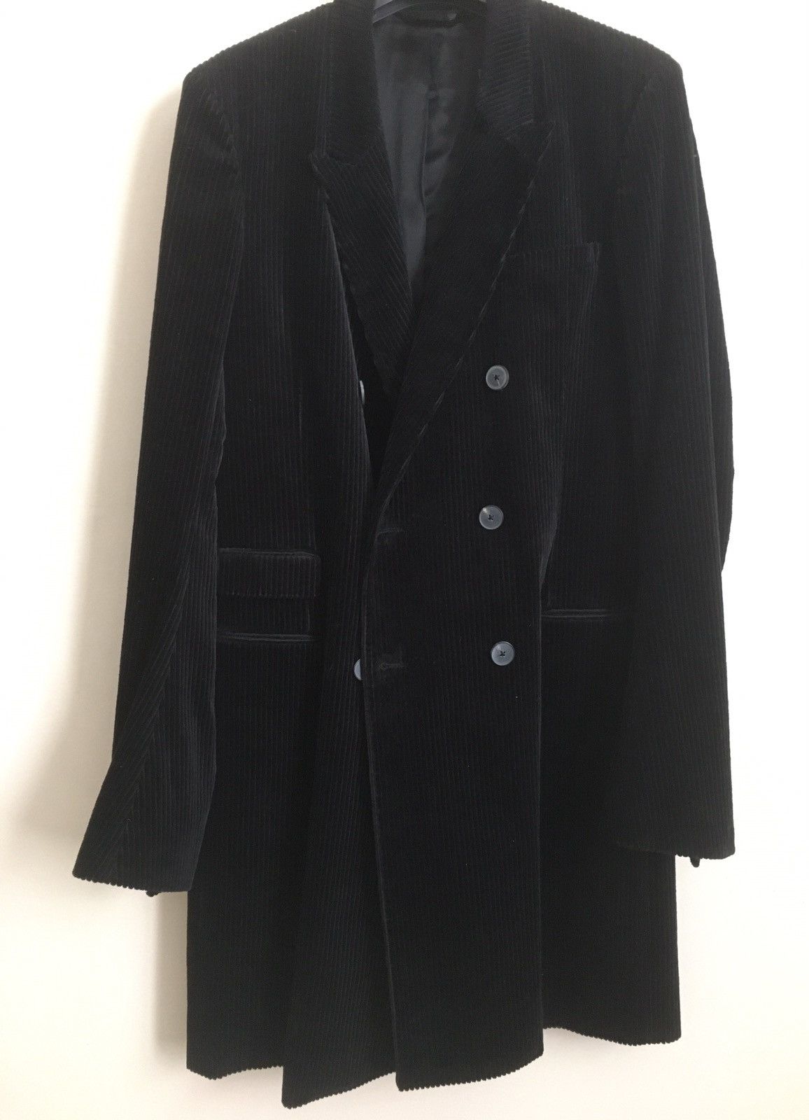 Haider Ackermann Corduroy double breasted coat Size US S / EU 44-46 / 1 - 1 Thumbnail