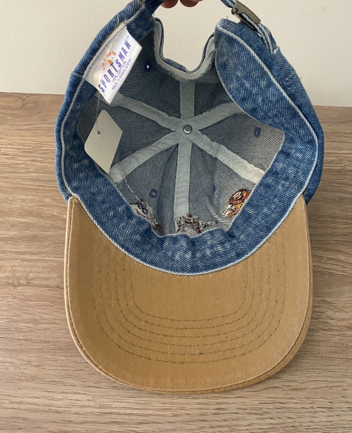 Vintage Vintage NWT 90’s Hershey’s Chocolates Denim Dad Hat Cap New Size ONE SIZE - 9 Thumbnail