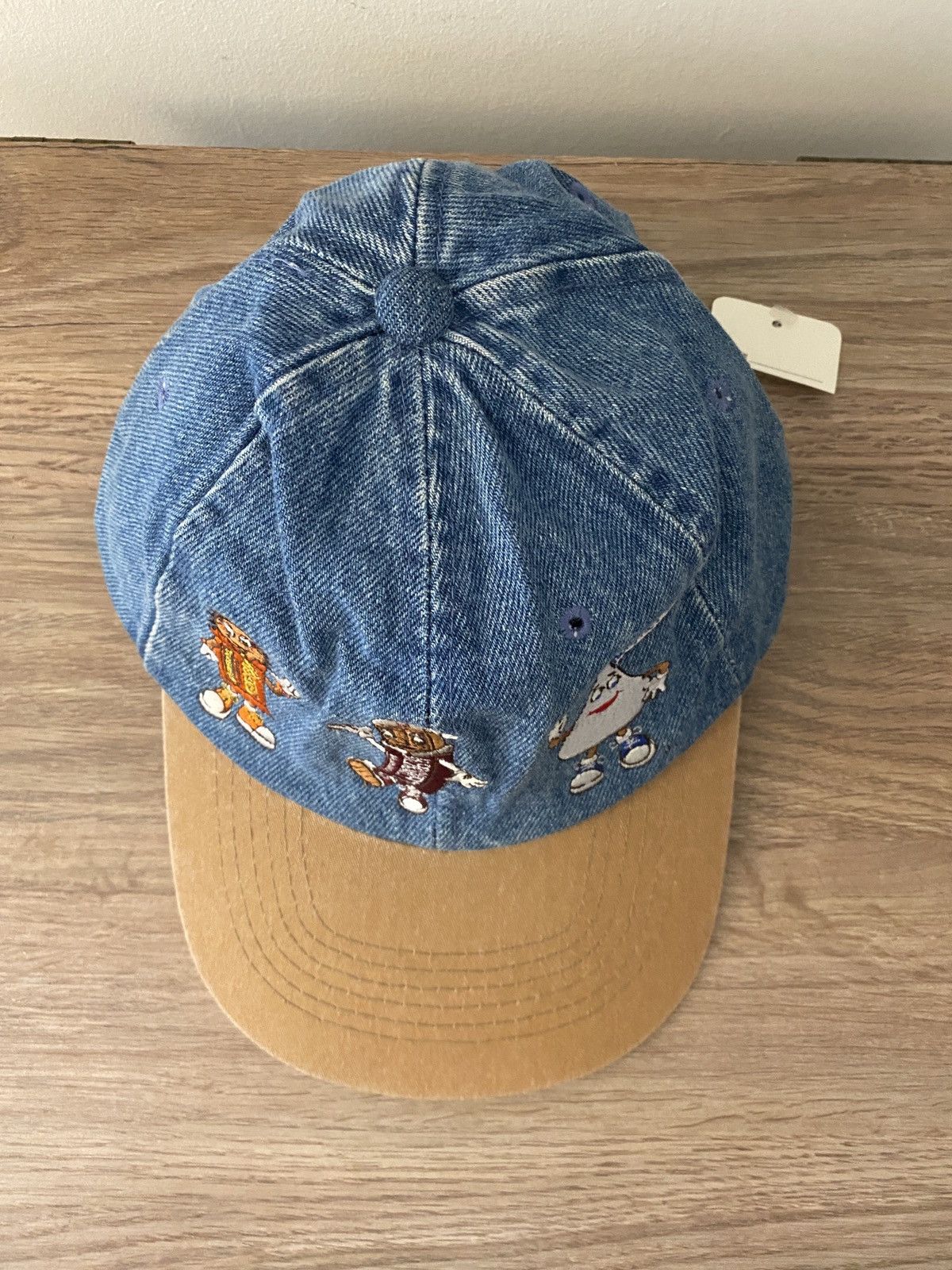 Vintage Vintage NWT 90’s Hershey’s Chocolates Denim Dad Hat Cap New Size ONE SIZE - 4 Thumbnail