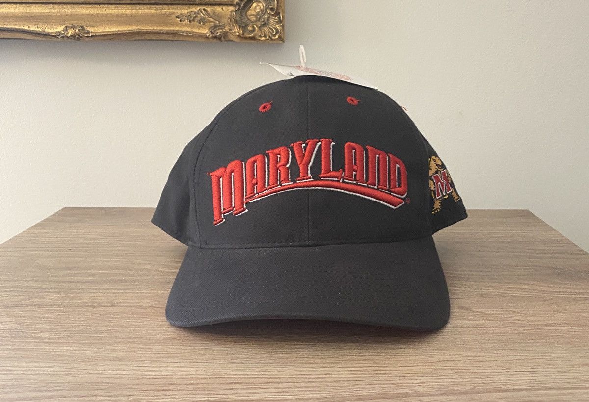 Twins Enterprise Inc. Vintage Y2K’s NWT UMD Maryland Terps Fitted Hat Cap 7 1/4 Size ONE SIZE - 1 Thumbnail