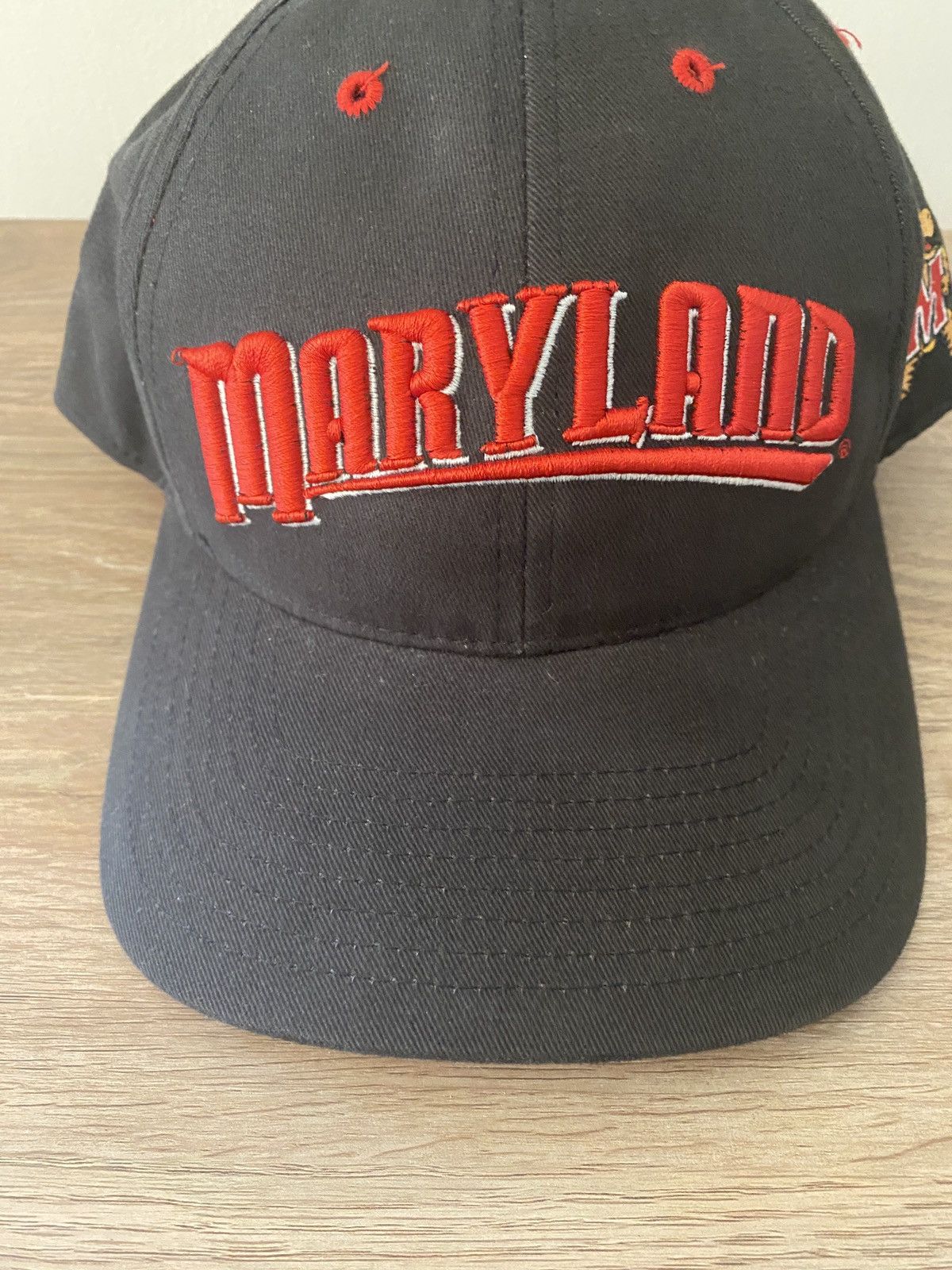 Twins Enterprise Inc. Vintage Y2K’s NWT UMD Maryland Terps Fitted Hat Cap 7 1/4 Size ONE SIZE - 3 Thumbnail