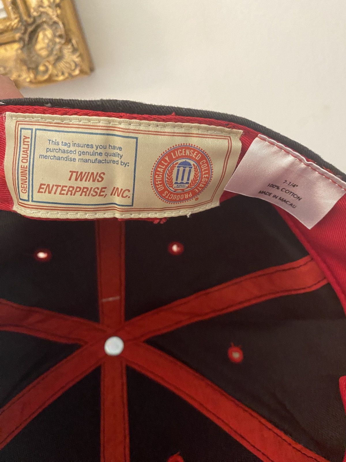 Twins Enterprise Inc. Vintage Y2K’s NWT UMD Maryland Terps Fitted Hat Cap 7 1/4 Size ONE SIZE - 13 Thumbnail